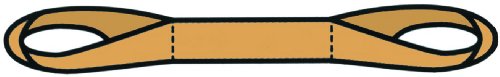 Прашка от ултра силна найлон Stren Flex EET1-906CW-8 тип 4, напълно увити линия, 1 слой, товароподемност вертикално 9600 килограма, дължина 8 'x ширина 6, жълт