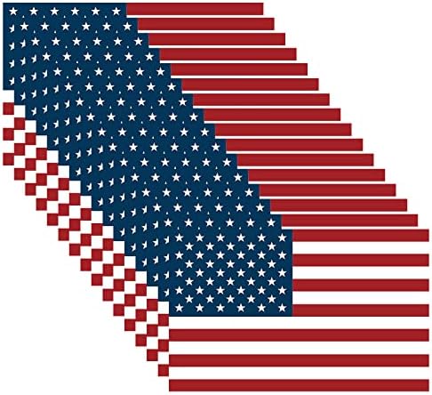 Стикер с флага на САЩ Етикети с Флага на сащ Патриотическая стикер с американския флаг на САЩ - Водоустойчиви Стикери