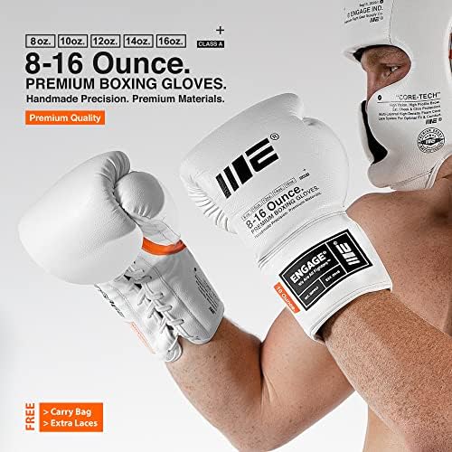 Боксови ръкавици Engage серия W. I. P. | Леки Боксови ръкавици професионален стил | са Подходящи за бокс, кикбоксинга, тренировки с боксова круша