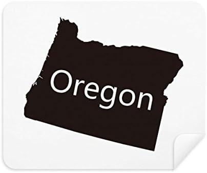 Орегон, Съединените Щати на Америка Карта Плат За Почистване на Екрана за Пречистване на 2 елемента Замшевой тъкан