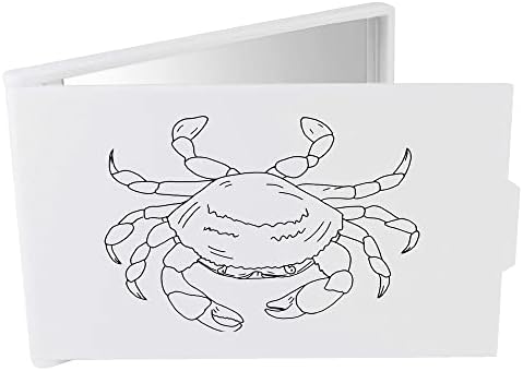 Компактно/Пътното/Карманное огледало за грим Azeeda 'Crab' (CM00034215)