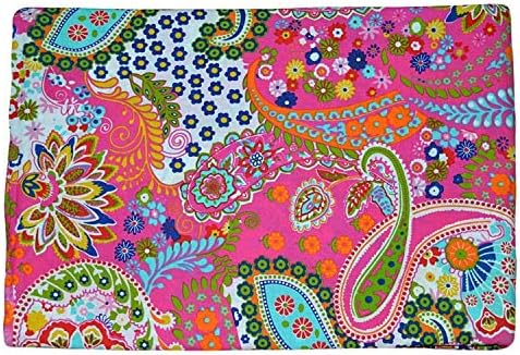 Изключително Джайпурским печатни памук плат за шиене занаят тъкан памучна тъкан произведения на изкуството памук