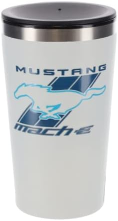 Пътна чаша с логото на Ford Mustang Mach-E Pony, Неръждаема стомана, 16 грама.