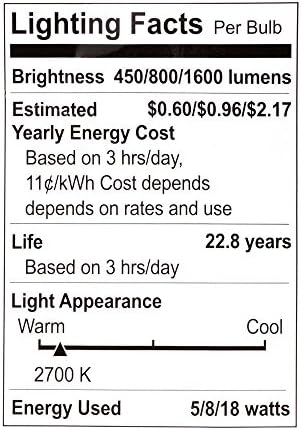 Led 3-лентов лампа Philips А21 с матово осветление: 1600-800-450 лумена, 2700 Кельвинов, 18-8-5 W (еквивалент на 100-60-40
