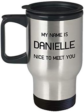 Уникален подарък За Даниел 14 грама, Изолирано Пътна Чаша, една Чаша С Вдъхновяващи Сарказъм - Името на лицето
