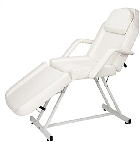 LLLY Стол за салон за Красота Салонное Бръснарски стол с Двойно Предназначение Коса Стол Без Малко Стол в Бял Цвят
