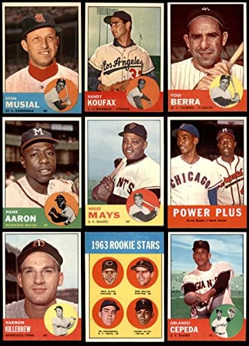 1963 Бейзболен комплект Topps (Бейзболен набиране) NM