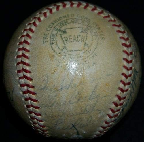 ДЖАКИ РОБИНСЪН 1954 Националната Лига NL All Stars Подписа договор с Auto Baseball JSA LOA! - Бейзболни топки с автографи