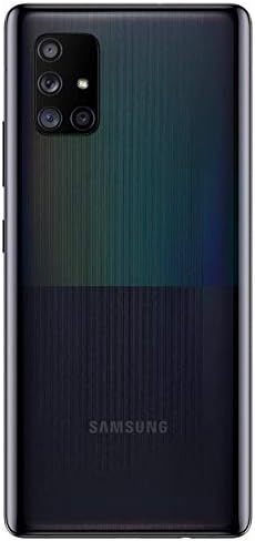 Samsung Galaxy A71 5G (128 GB, 6 GB) 6,7 AMOLED +, Snapdragon 765G, батерия с капацитет 4500 mah, отключени Global 5G Volte GSM на AT & T (T-Mobile, Метро, Straight Talk) A716U (Prism Cube Black) (обновена)