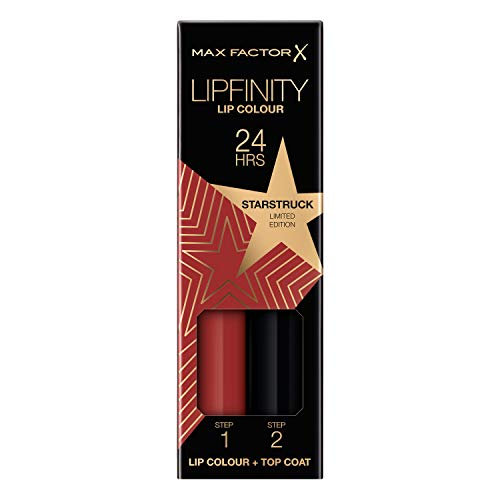 Max Factor Lipfinity Цвят на устните, 2-Степенна Колекция Rising Stars 80 Starglow