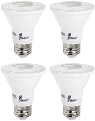 Led лампа за прожектор PAR20 с регулируема яркост, 7 W (еквивалент на 50 W), 500 Лумена, кристално бял цвят 3000 До Тесен