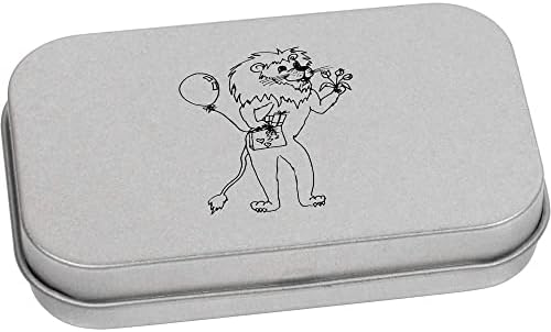 Метална Лидице кутия за съхранение на Azeeda 80 мм Лъв с подаръци loops (TT00189944)