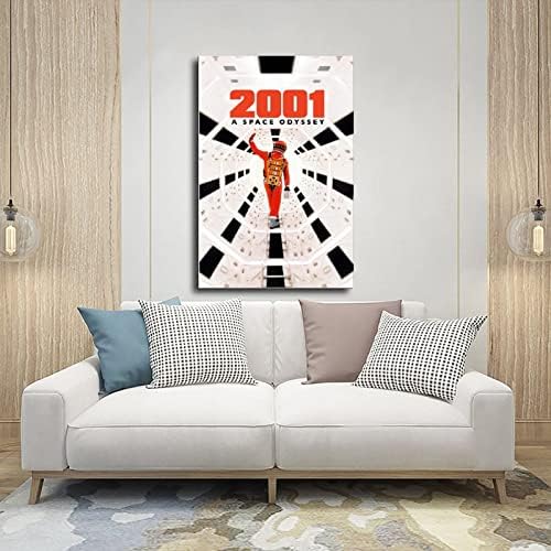 2001 Плакат на Одисея, Ретро Постер на филма, Платно, Плакат, монтиран на стената Артистичен Интериор, Принт, Картини