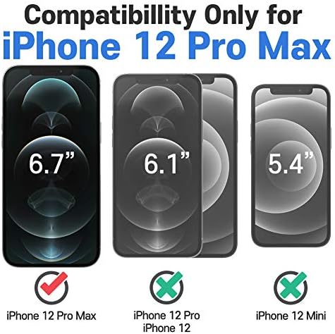 Кожен калъф-портфейл GOOSPERY Mansoor за iPhone 12 Pro Max (6,7 инча), двустранен държач за карти - черен