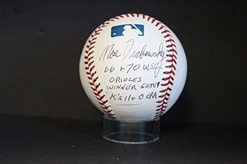 М Дробоски Подписа (Надпис) Бейзболен Автограф Auto PSA/DNA AM48853 - Бейзболни топки с автографи