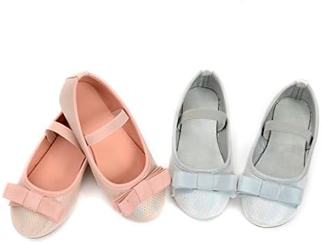 Модела обувки Mary Jane върху плоска подметка за момиченца, Ежедневни балет апартаменти на равна подметка, без закопчалка