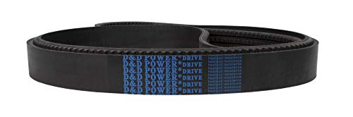 Преносимото колан D&D PowerDrive BX105/03 Метрического стандарт, BX, 3-Лентов, Дължина 108 , Гума