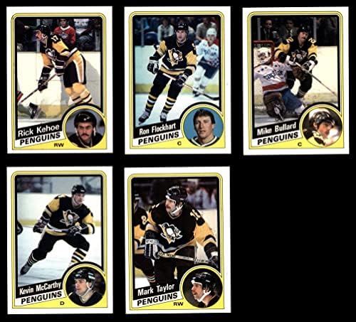 1984-85 Топпс Питсбърг Пингуинс Сет отбора на Питсбърг Пингуинс (сет) NM/MT Penguins