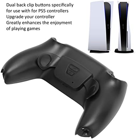 Работа на смени Задната Обвивка контролер за PS5, Функция партида показване на гребла, Тапи, Комплект корпус с два бутона за връщане на геймпада Направи си сам за PS5 (ч