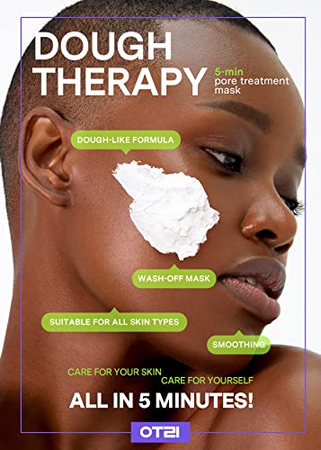 Маска за дългосрочна заличаване OTZI Pore Treatment - Тестотерапия | Овлажнява и успокоява кожата с каолином, 3,38 течни