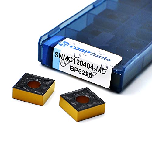 Видий плоча CDBP с ЦПУ SNMG431 SNMG120404-MD за рязане на метал От стомана, Квадратна Струговане плоча SNMG, 10 бр.